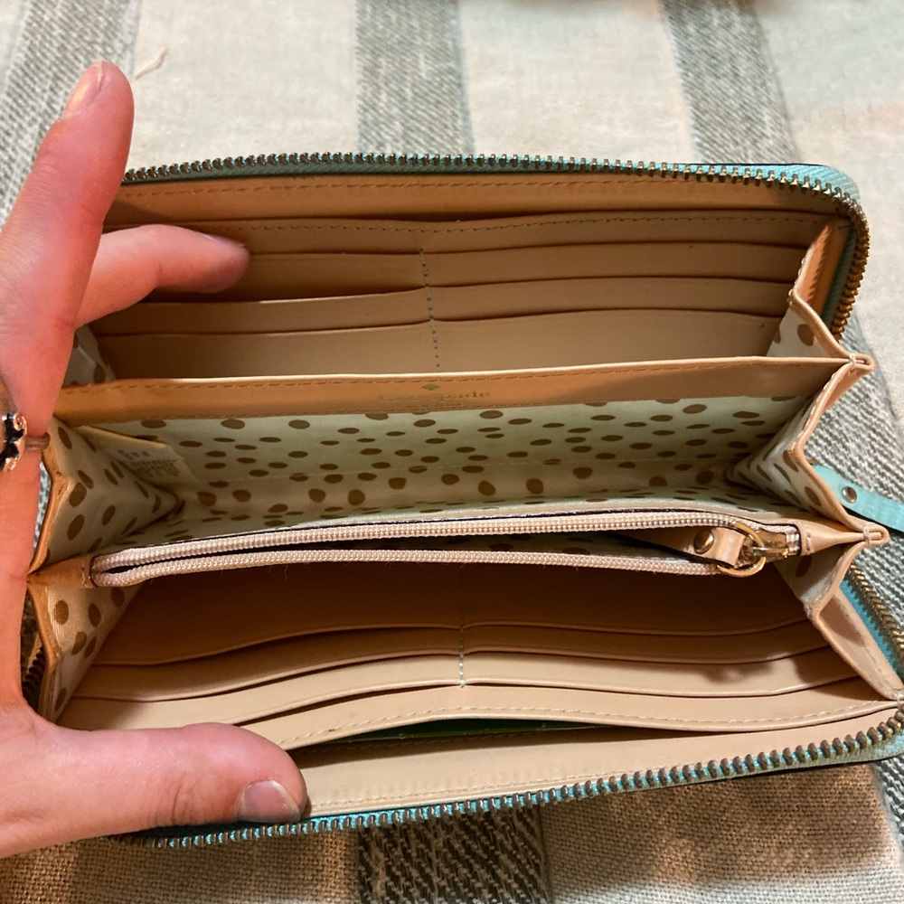 Kate Spade Wellesley Alessa Mint Satchel and Wallet - Picture 6 of 8